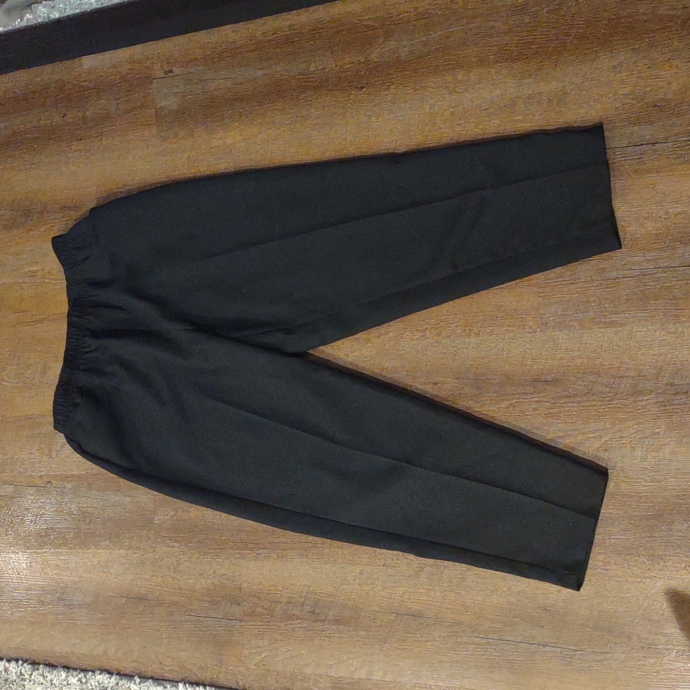 Bend Over women's 20W black elastic waist 3‎ pockets polyester pants